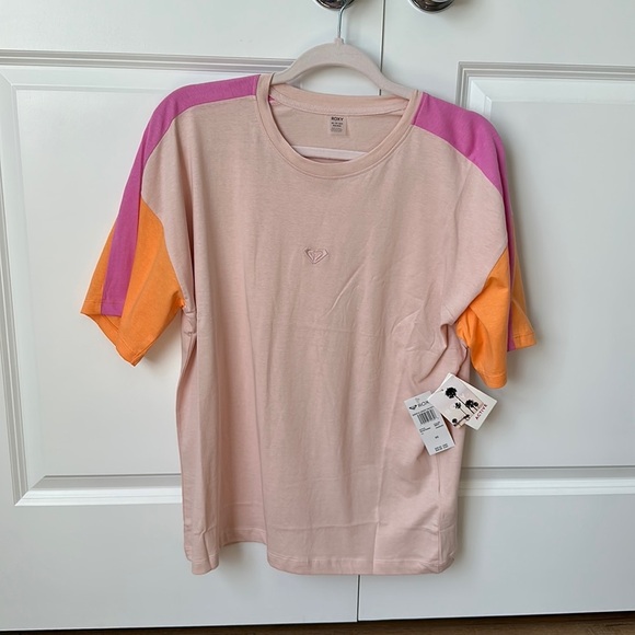 Roxy Pink and Orange XS Shirt BRAND NEW - Picture 1 of 2